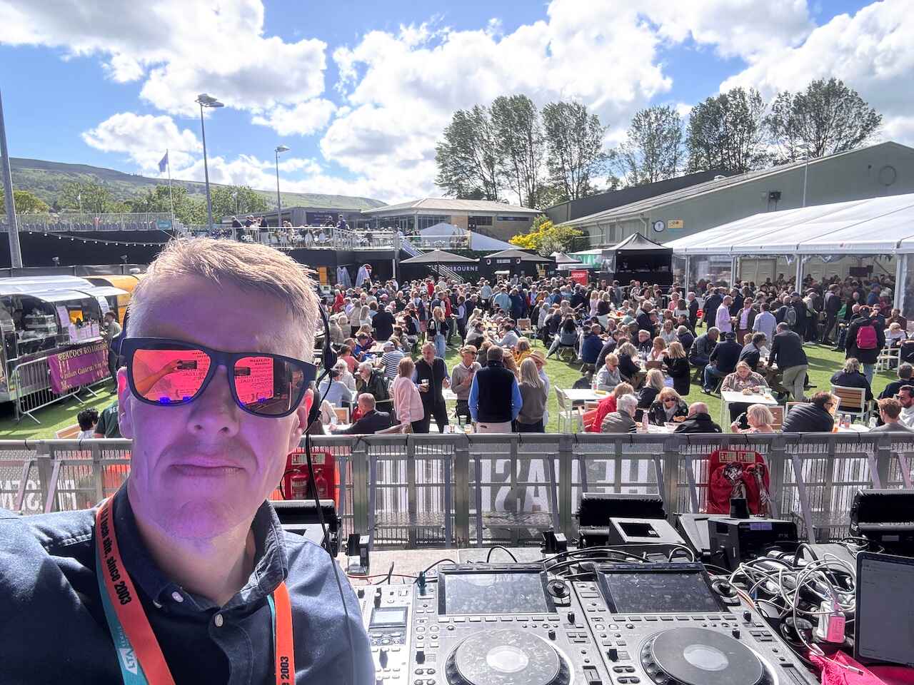 Paul Rayner at a live event